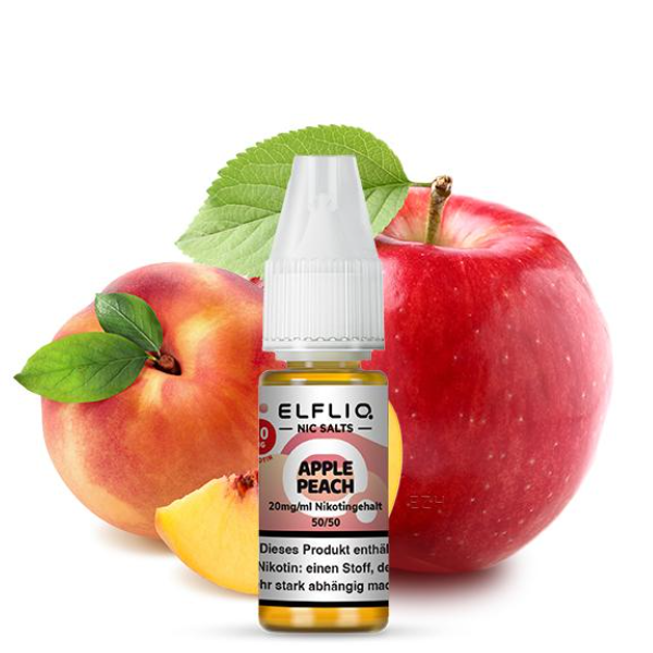 ELFBAR ELFLIQ Apple Peach Nikotinsalz Liquid 10 ml 20 mg