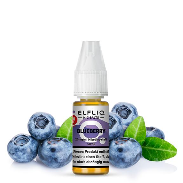 ELFBAR ELFLIQ Blueberry Nikotinsalz Liquid 10 ml 20 mg