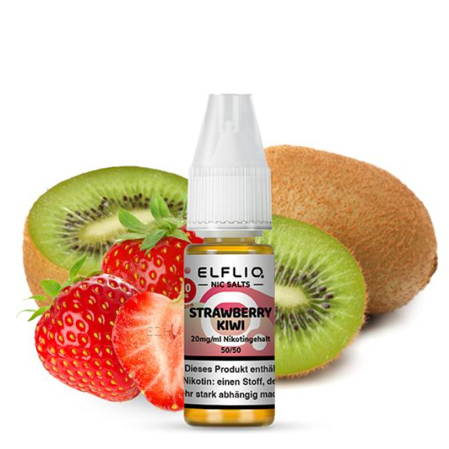 ELFBAR ELFLIQ Strawberry Kiwi Nikotinsalz Liquid 10 ml 10 mg