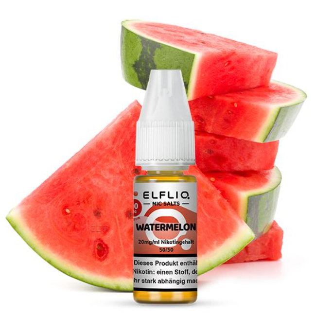 ELFBAR ELFLIQ Watermelon Nikotinsalz Liquid 10 ml 10 mg