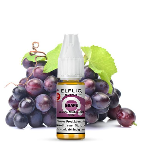 ELFBAR ELFLIQ Grape Nikotinsalz Liquid 10 ml 20 mg