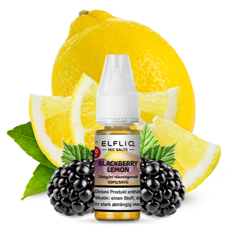 ELFLIQ - Blackberry Lemon - Nikotinsalz Liquid 10 ml