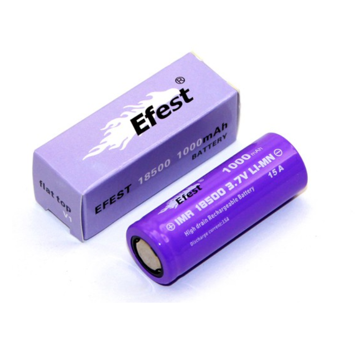 Efest Purple IMR18500 - 1000mAh 3,7V