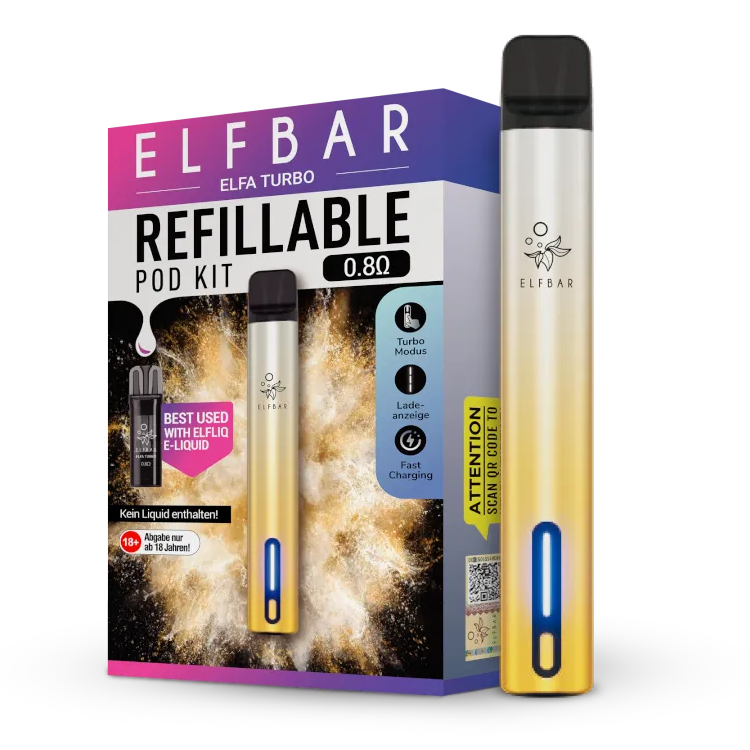 Elfbar - Elfa Turbo E-Zigaretten Set aurora-gold