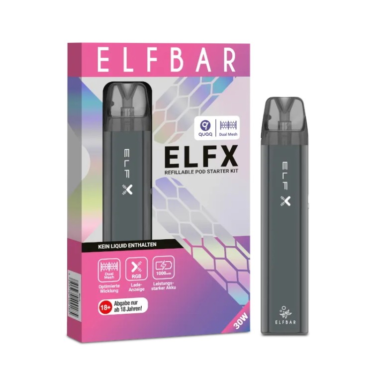 Elfbar - Elfx E-Zigaretten Set schwarz