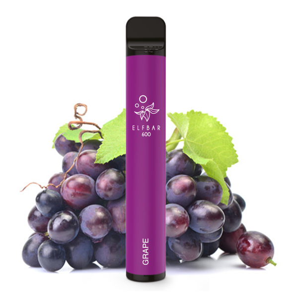 Elfbar 600 Einweg E-Zigarette ST - Grape 20 mg