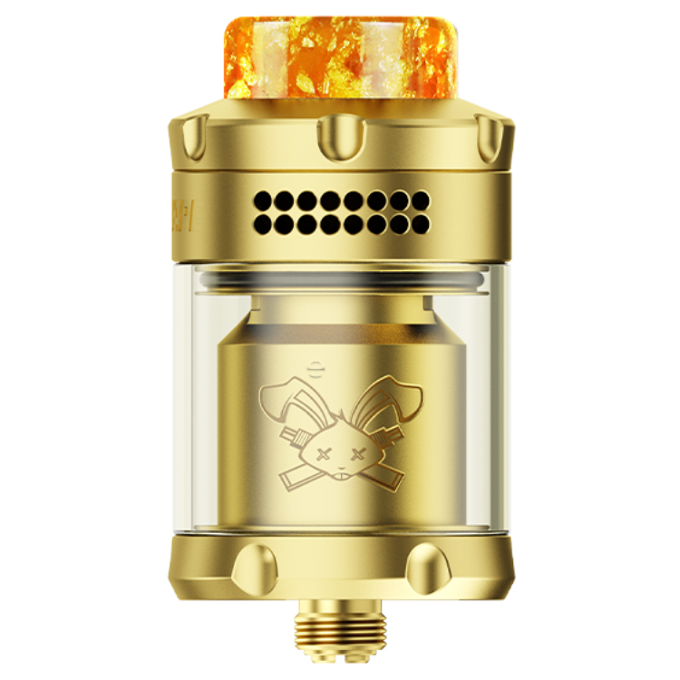 Hellvape  Dead  Rabbit  3  RTA  Selbstwickler  Tank  (2024  Edition) gold