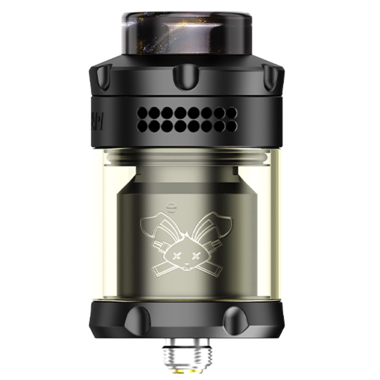 Hellvape  Dead  Rabbit  3  RTA  Selbstwickler  Tank  (2024  Edition)  matte-fullblack