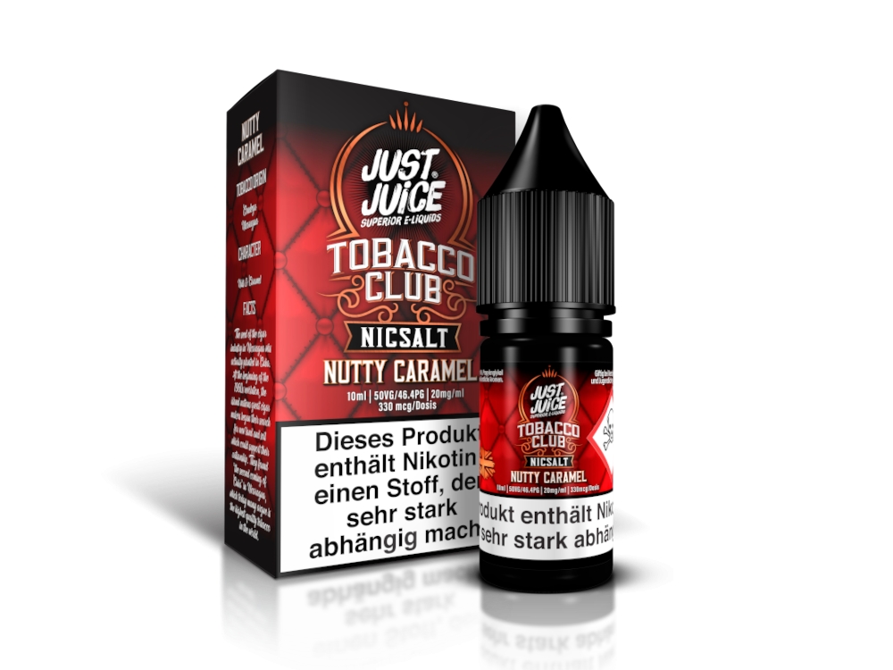 Just Juice - Nutty Caramel Tobacco - Nikotinsalz Liquid 20mg/ml