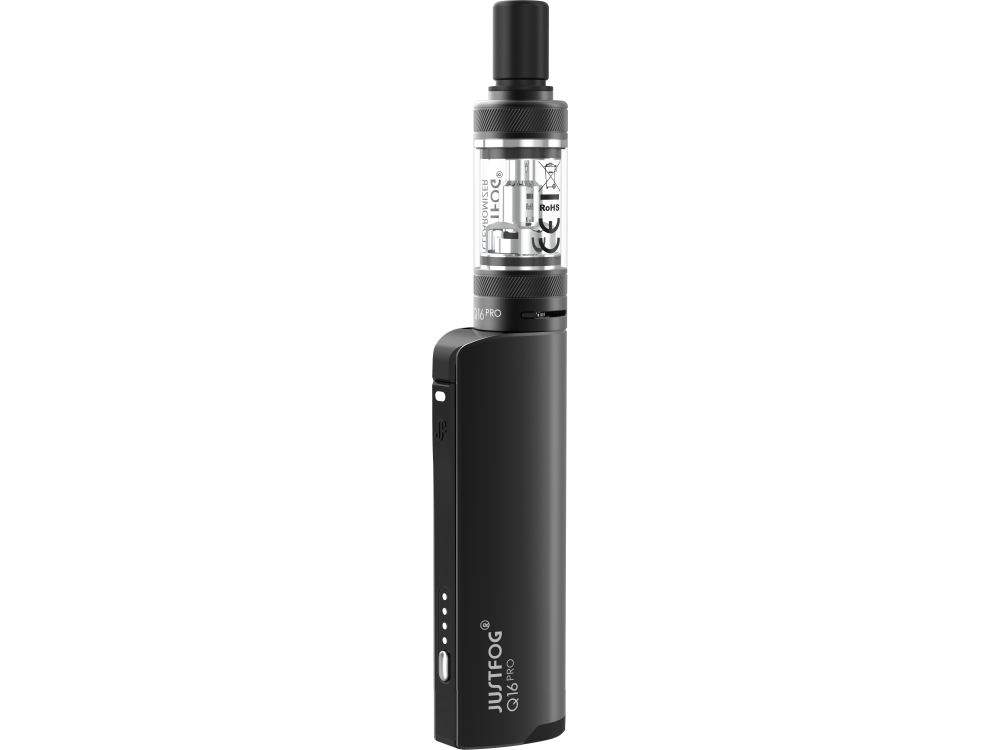 JustFog Q16 Pro E-Zigaretten Set schwarz