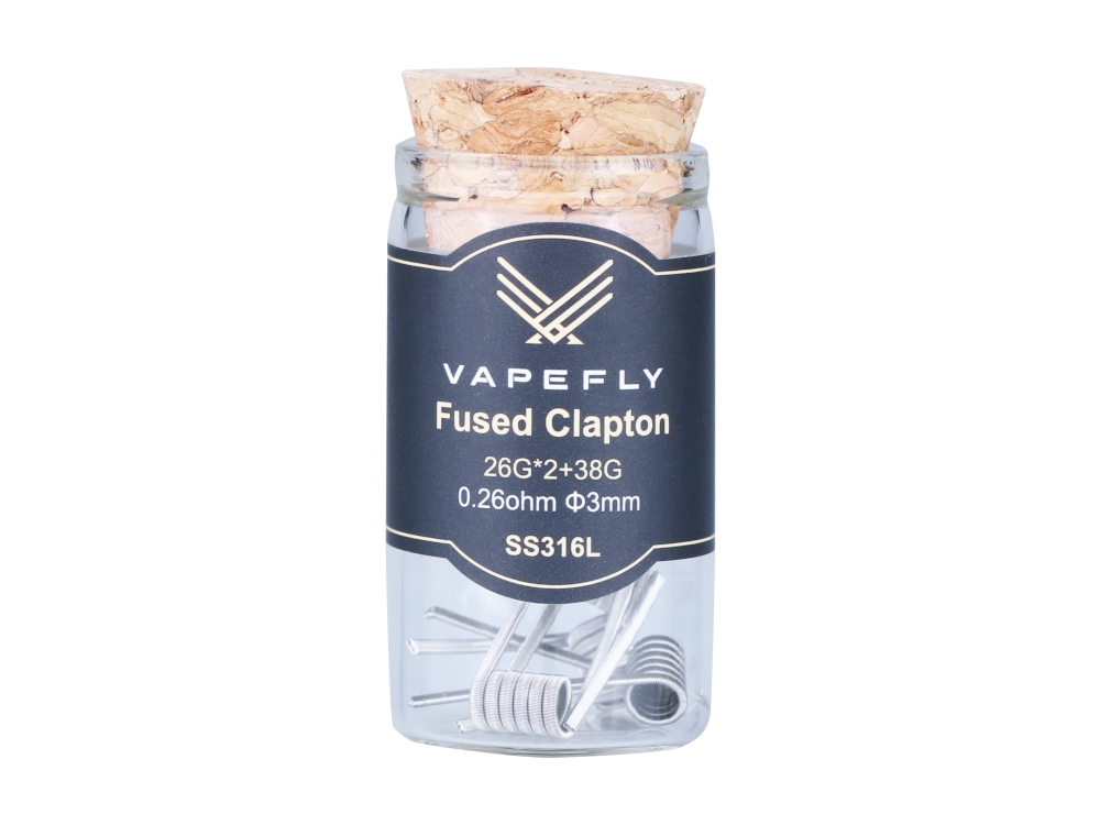Vapefly SS316L Fused Clapton Coil (6 Stück pro Packung)