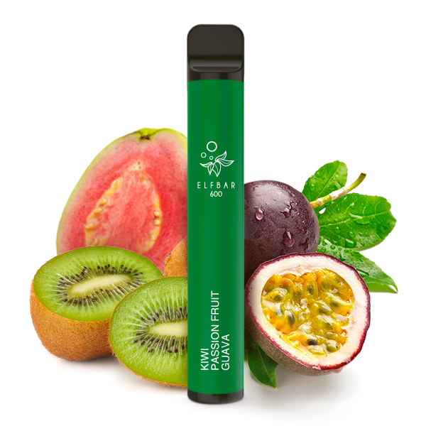 Elfbar 600 Einweg E-Zigarette ST - Kiwi Passion Fruit Guava 0 mg