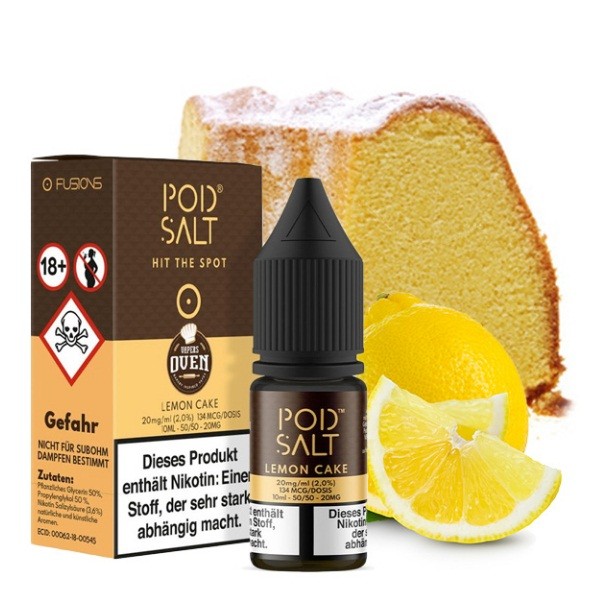 POD SALT FUSION Lemon Cake Nikotinsalz Liquid 20mg/ml