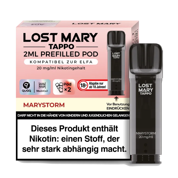 Lost Mary - Tappo Pod Marystorm 20 mg/ml (2 Stückpro Packung)