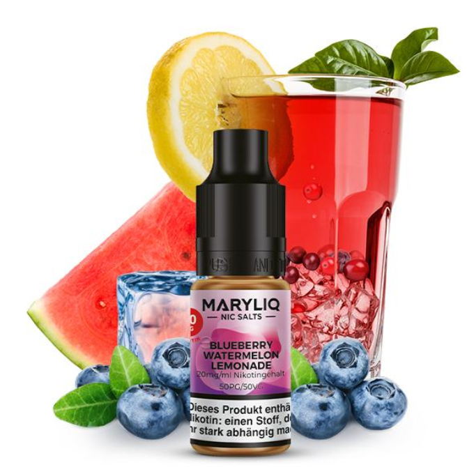 MARYLIQ - Blueberry Watermelon Lemonade -Nikotinsalz Liquid