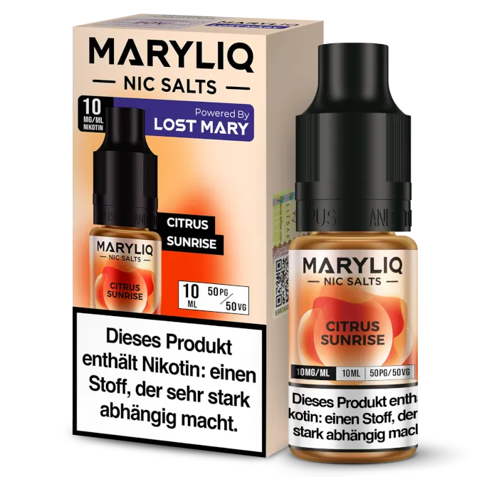 MARYLIQ - Citrus Sunrise - Nikotinsalz Liquid 10 mg/ml