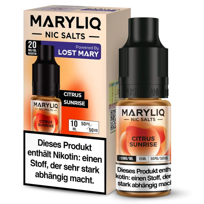 MARYLIQ - Citrus Sunrise - Nikotinsalz Liquid 20 mg/ml