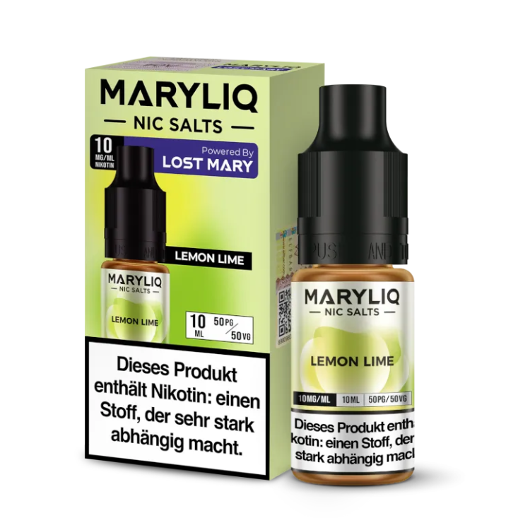 MARYLIQ - Lemon Lime - Nikotinsalz Liquid 10 mg/ml