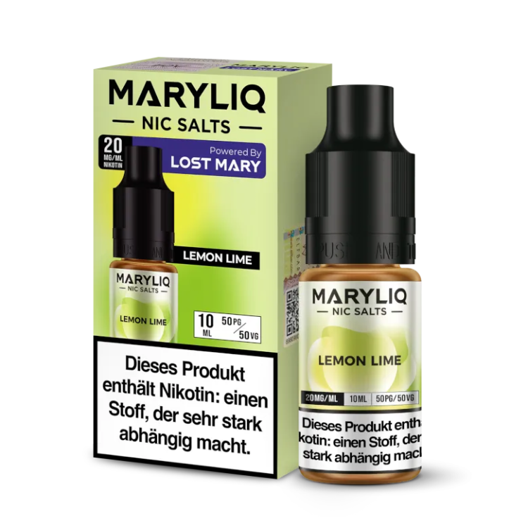 MARYLIQ - Lemon Lime - Nikotinsalz Liquid 20 mg/ml