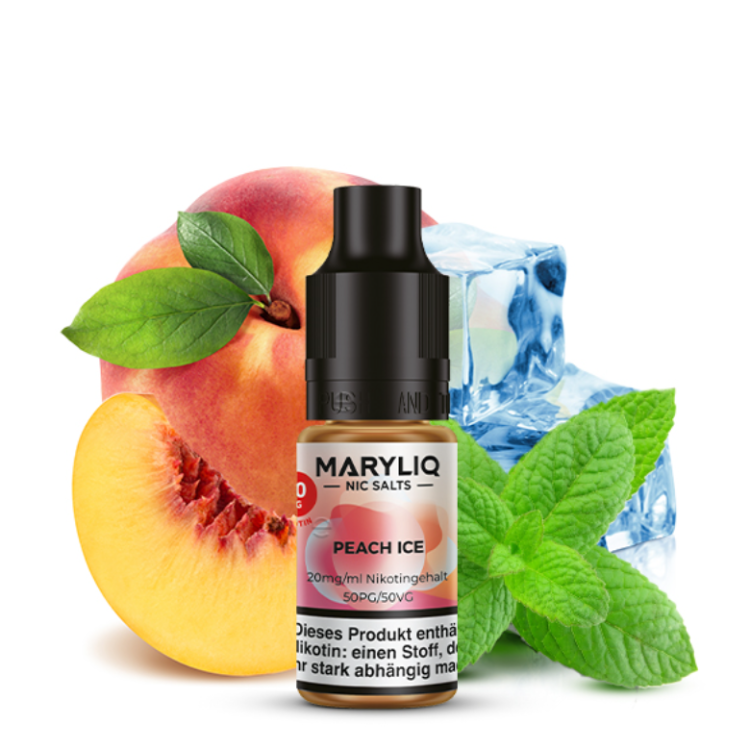 MARYLIQ - Peach Ice - Nikotinsalz Liquid