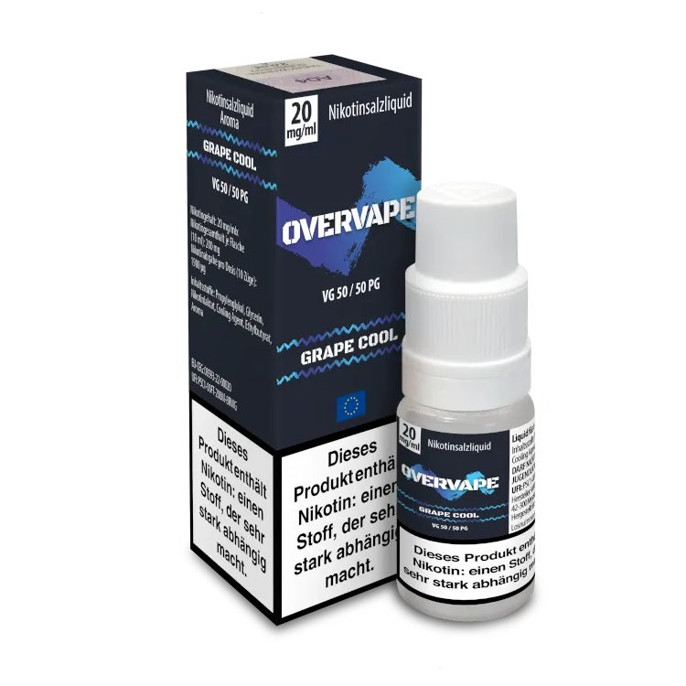 Overvape - Grape Cool - Nikotinsalz Liquid 20 mg/ml