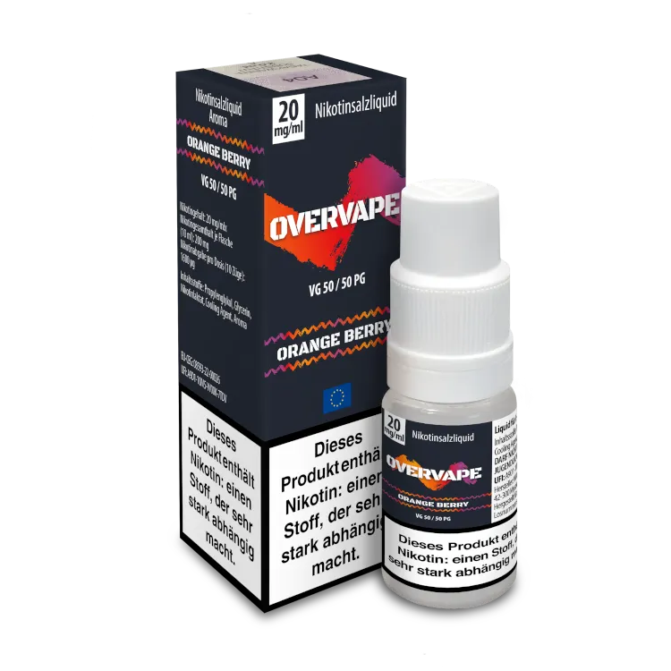 Overvape - Orange Berry - Nikotinsalz Liquid 20 mg/ml