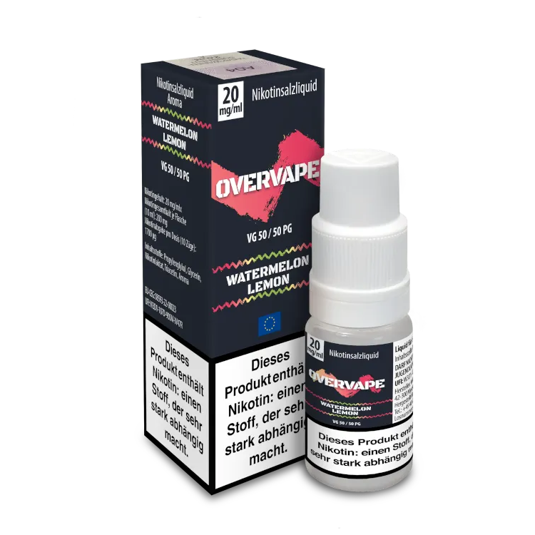 Overvape - Watermelon Lemon - Nikotinsalz Liquid 20mg/ml