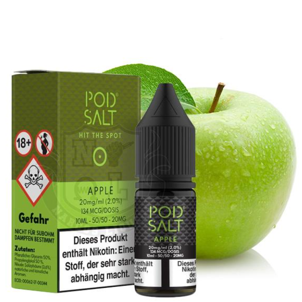 POD SALT Apple Nikotinsalz Liquid 10 ml 20mg
