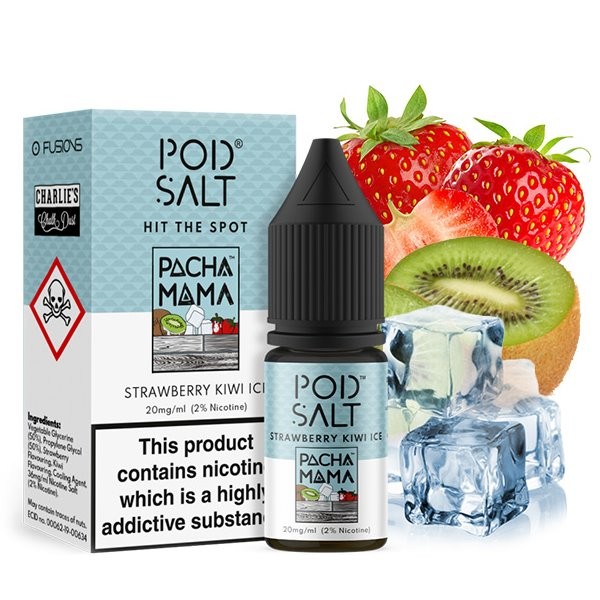 POD SALT FUSION Pacha Mama Strawberry Kiwi Ice Nikotinsalz Liquid 20mg/ml