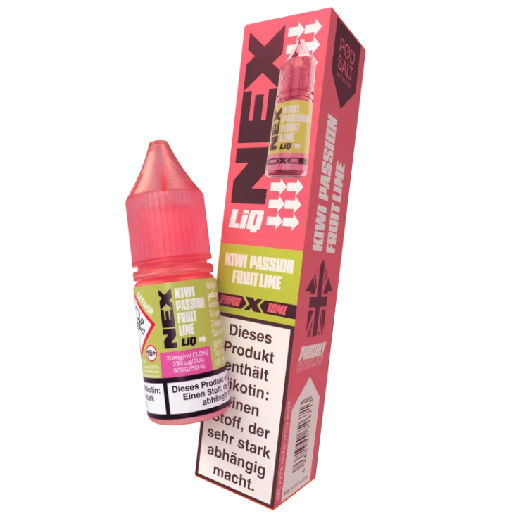 Pod Salt - NexLiq - Kiwi Passionfruit Lime Nikotinsalz Liquid