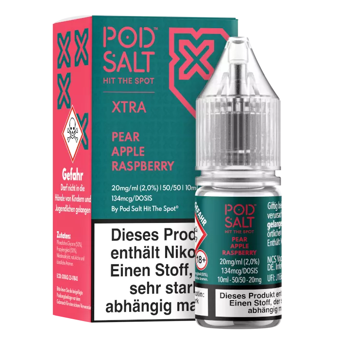 Pod Salt X - Pear Apple Raspberry - Nikotinsalz Liquid
