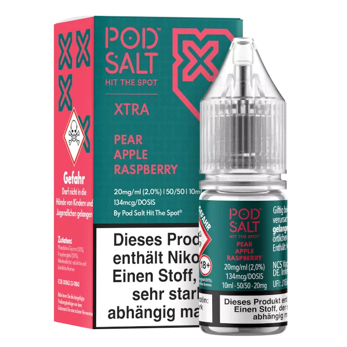 Pod Salt X - Pear Apple Raspberry - Nikotinsalz Liquid 10 mg/ml