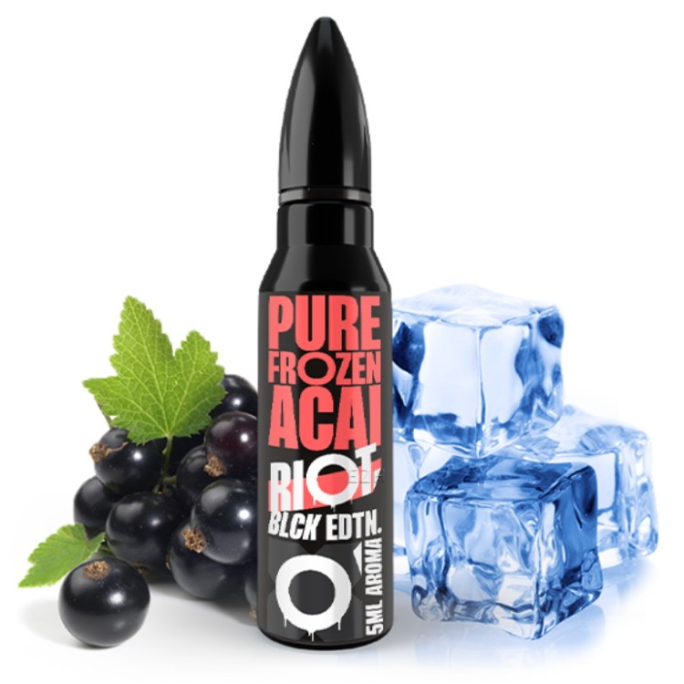 RIOT  SQUAD  Black  Edition  Pure  Frozen  Acai  Aroma  5ml