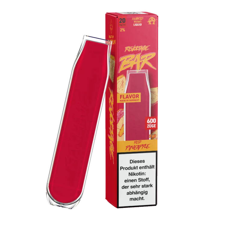 Revoltage - Bar Einweg E-Zigarette - Red Pineapple 20 mg/ml