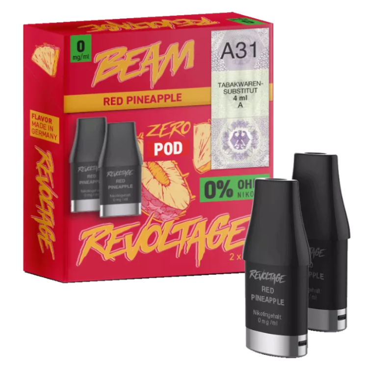 Revoltage - Beam Pod Red Pineapple (2Stück pro Packung) 0 mg
