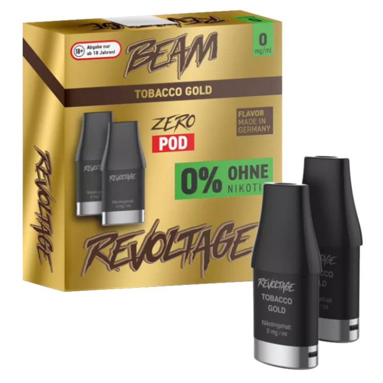 Revoltage - Beam Pod Tobacco Gold (2 Stückpro Packung)