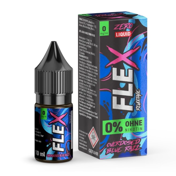 Revoltage - FLEX - Overdosed Blue Razz - NikotinsalzLiquid