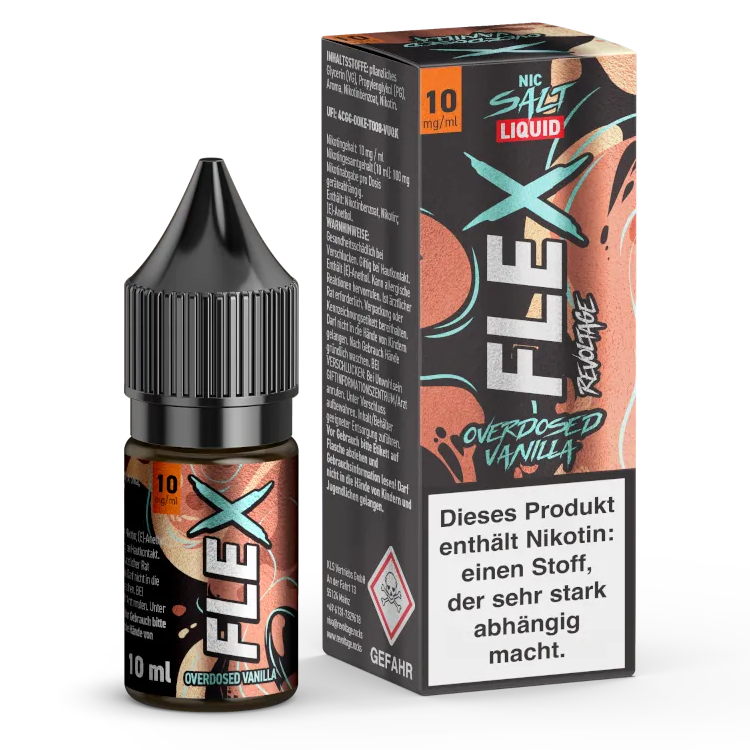 Revoltage - FLEX - Overdosed Vanilla - Nikotinsalz Liquid