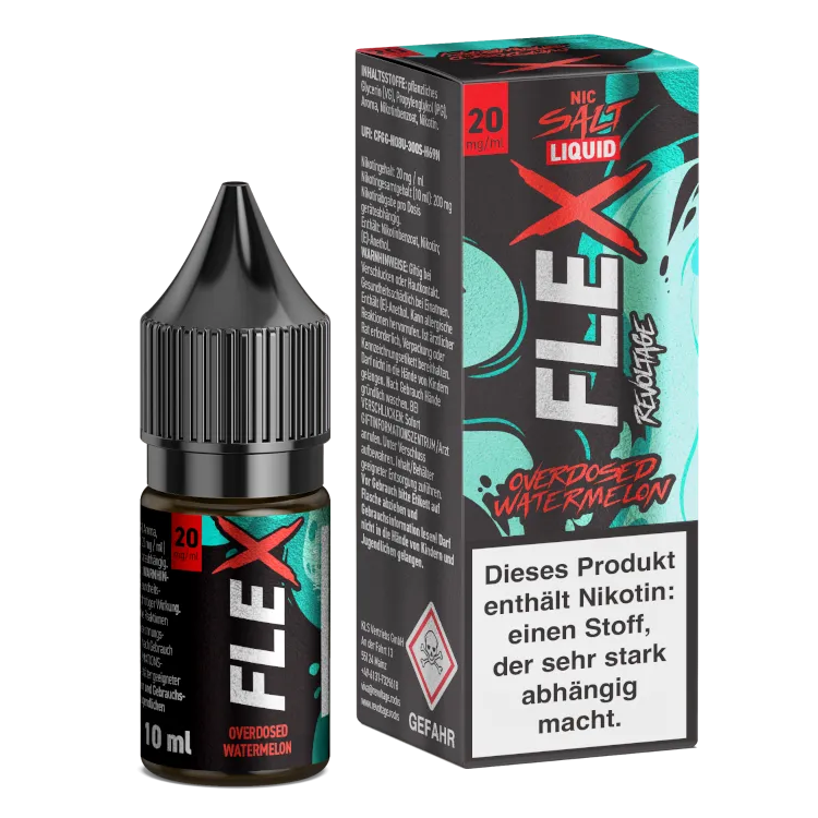 Revoltage - FLEX - Overdosed Watermelon -Nikotinsalz Liquid 20 mg/ml