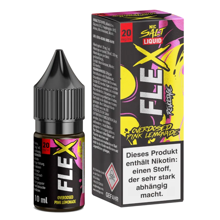 Revoltage - FLEX - Overdosed Pink Lemonade -Nikotinsalz Liquid 20 mg/ml