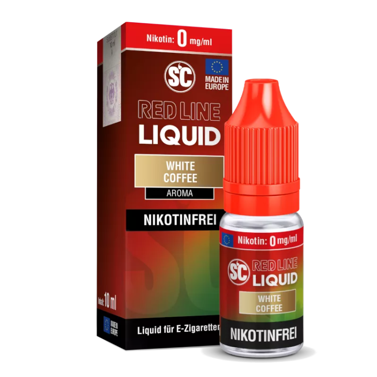 SC - Red Line - White Coffee - Nikotinsalz Liquid 0 mg/ml