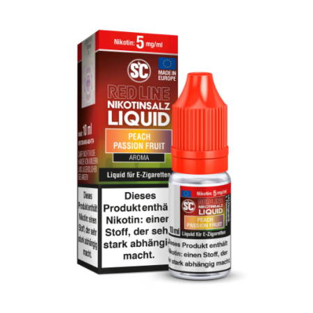 SC - Red Line - Peach Passion Fruit - Nikotinsalz Liquid 5 mg