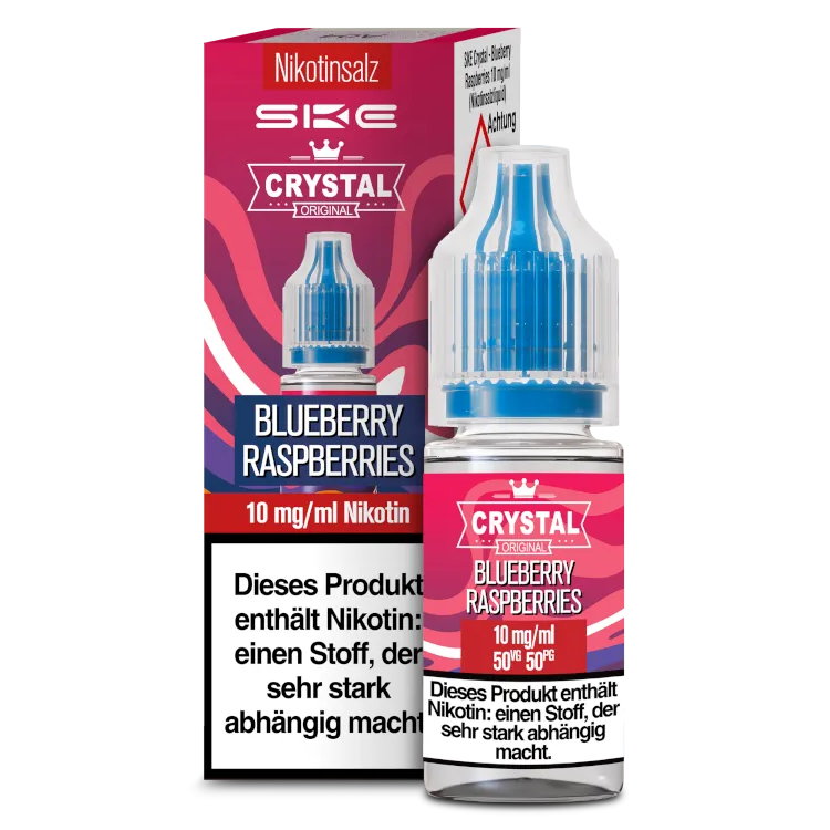 SKE - Crystal - Blueberry Raspberries - NikotinsalzLiquid 10 mg/ml