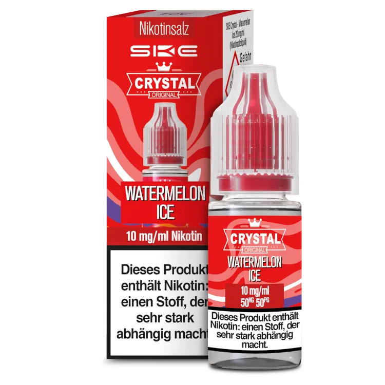 SKE - Crystal - Watermelon Ice - Nikotinsalz Liquid 10 mg/ml