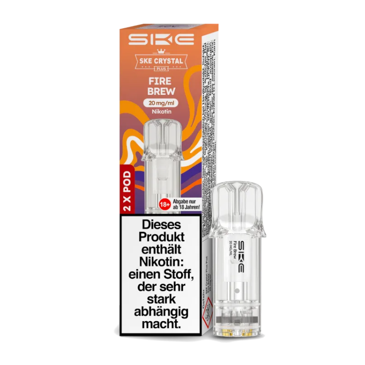 SKE - Crystal Plus Pod Fire Brew 20 mg/ml (2 Stückpro Packung)