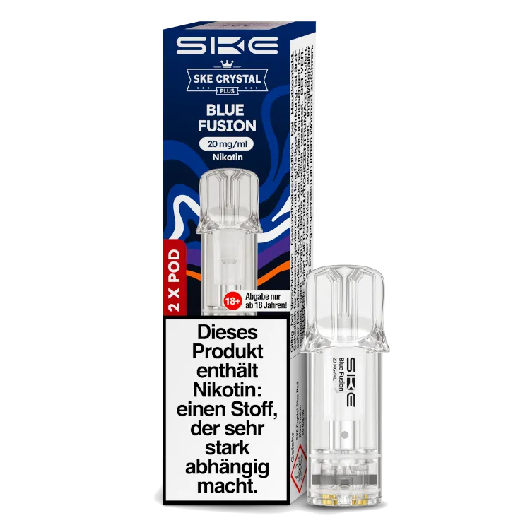 SKE - Crystal Plus Pod Blue Fusion 20 mg/ml (2 Stückpro Packung)