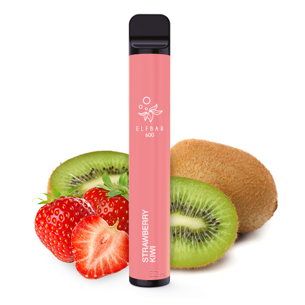 Elfbar 600 Einweg E-Zigarette ST - Strawberry Kiwi 0 mg