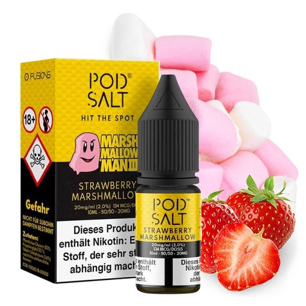 Pod Salt Fusion - Strawberry Marshmallow Liquid 20mg/ml