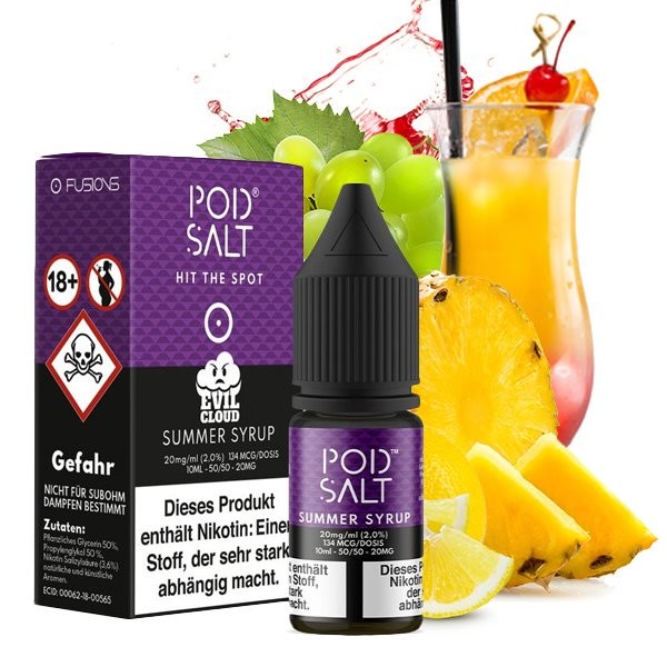 POD SALT FUSION Summer Syrup Nikotinsalz Liquid 20mg/ml