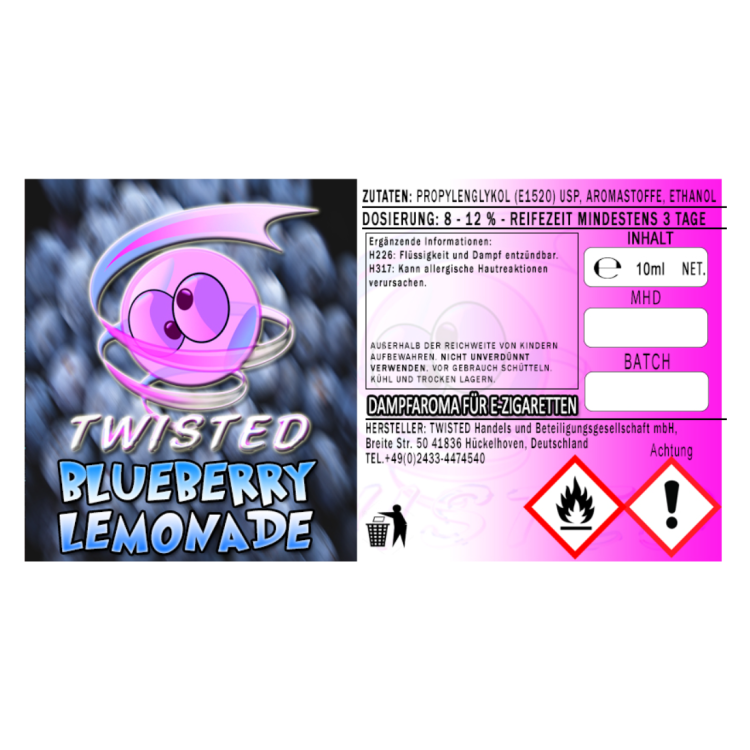 Twisted Aroma Blueberry Lemonade 10ml